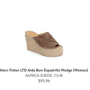 Marc Fisher espadrille size 7.5